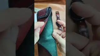 Бифолд ручной работы #ручная_работа #кожаныеизделия #leathercraft #leathercompany #кошелёк #leather