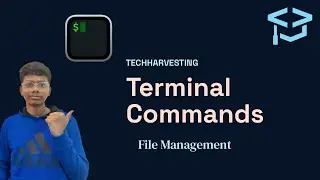 Terminal Commands for file management | Basic terminal Commands| TechHarvesting