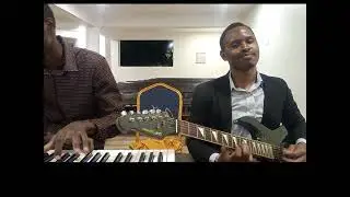 Heaven shores . You were born to sing with the guitar #flammekapaya 😍😍