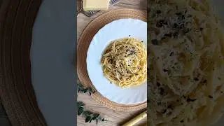 ONLY 5 ingredients and ready in 15 mins! Garlic Butter Pasta 🧄