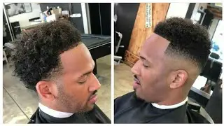 Mid Fade Curly Top | Cut By Wester | Afro Haircut