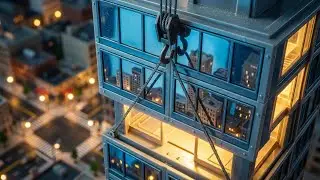 MINITOY METROPOLIS: Строительство панорамы центра города (ночное свечение)