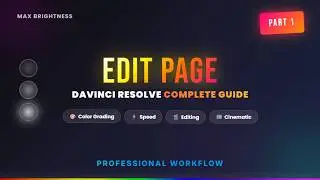 Edit Page In DaVinci Resolve | Part1