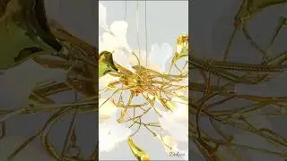 Modern Gingko Chandelier