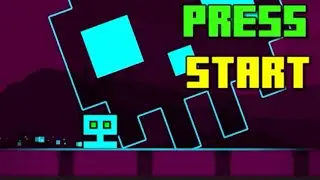 Прохождение уровня &ldquo;PRESS START&rdquo; в Geometry dash!