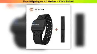 COOSPO Heart Rate Monitor Armband Optical Fitness Outdoor Beat Sensor Bluetooth 4.0 ANT+ For