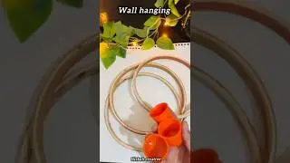 jute wall hanging craft/low budget DIY wall hanging #diy