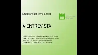 Engº José Romão de Sousa, Presidente e Cofundador da FRS é entrevistado pelos alunos da UA.