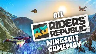 all wingsuit gameplay from Riders Republic