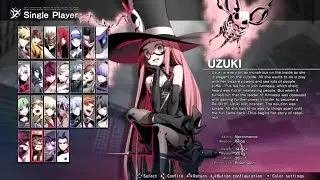 Under Night In-Birth II Arcade Mode Uzuki