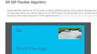 Segment Routing - Flexible Algorithm | SR IGP Flexible Algorithm | #FlexAlgo | #SegmentRouting