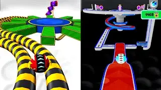 Going Balls Reverse Night Mode &ndash; Monster Speedrun vs Normal! iOS/Android #Gaming #Ball