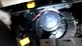 Demontaż wentylatora bez rozbierania deski IBIZA 6L   How to remowe blower fan IBIZA 6L