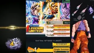 NEW 10 DAYS! 1 LEGENDS LIMITED GUARANTEED TICKET SUMMON #1 !! [Dragon Ball Legends]