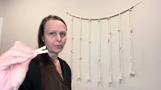 Mkono Macrame Hanging Photo Display Wall Decor with String Lights, Boho Wooden Beads Garland