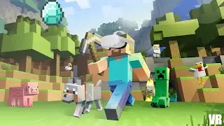 L'Objectif c'est le diamant -Minecraft VR-