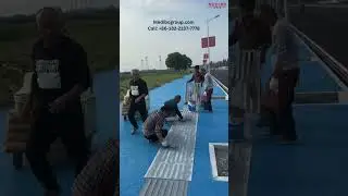 Color Paving Project  #pavementmarking #construction #pavement