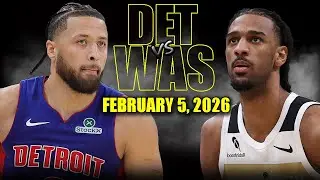 Detroit Pistons vs Washington Wizards Full Game Highlights – February 5, 2026 | NBA Season