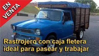 RASTROJERO CON CAJA FLETERA EN VENTA, ideal para pasear y trabajar
