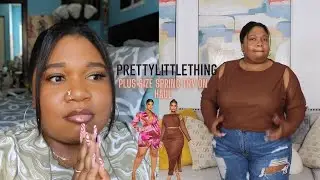 PRETTY LITTLE THING Plus Size Spring 2022 Try on Haul| PLT Plus Size Clothing| Size 18-22