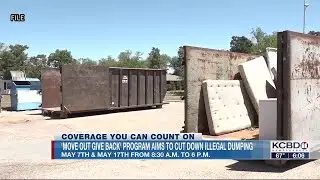 Move Out Give Back program targets illegal dumping, promotes reuse