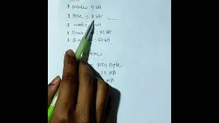 Basic Unit of Measurement in Computer (English) || Memory Units of Computer || The Hungry Programmer
