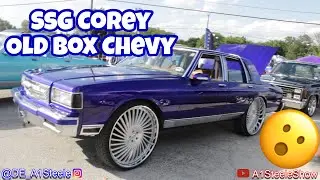 Moe's Customs Car Show ​⁠@LifewithCoreySSG_  old box Chevy