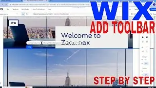 ✅  How To Add Toolbar On wix 🔴