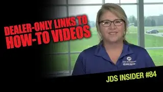 How to Find Links to Videos from the Dealer Website - JDS Insider #84