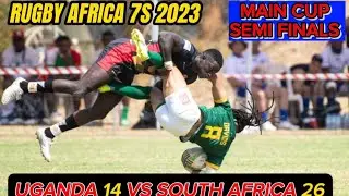 UGANDA VS SOUTH AFRICA Rugby Africa 7s Men Main Cup Semi Finals 2023 | Paris 2024 Olympic Qualifier