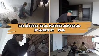 Instalamos o reiki, revestimentos, eletros e luzes, varal motorizado #homedecor #couplevlog