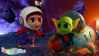 Monty Rescues The Alien 👽| Alien Rescue | Nursery Rhymes - GiggleBellies