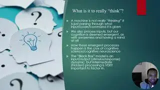 Mini talk: Human and Machine Cognition.