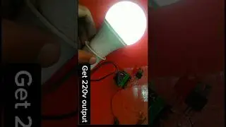 INVERTER 5v to 220v #shorts #yshorts #viral #aryanexperiment #inverter #electronics