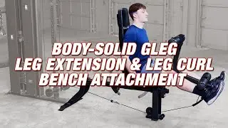 Body-Solid GLEG Leg Extension & Leg Curl Bench Attachment