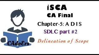 #37 ISCA CA FINAL SDLC part #2 Delineation of Scope | Memory Technique, Shortcuts, Mnemonics
