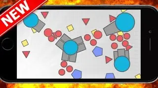 DIEP.IO MOBILE VERSION - First Gameplay - Crazy Top Player High score!