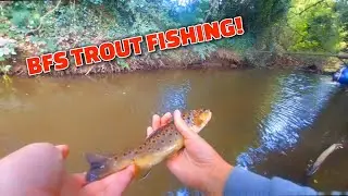 BFS Trout Fishing In A New Spot!