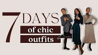 WHAT I WORE THIS WEEK | Chic outfits for cold and rainy days ☔️