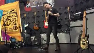 NAMM 2017 - Jason Richardson performing ''Hos Down'' at the Ernie Ball Music Man booth