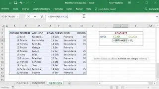 Función BDMAX en Excel