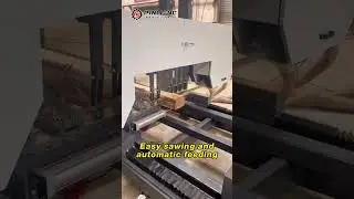 Horizontal band saw machine display