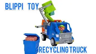 Blippi Recycling Truck Toy Review