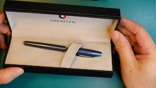 Sheaffer Sagaris , Metallic Blue Dolmakalem #fountainpenreview #sheaffer #dolmakalem