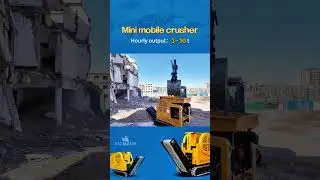 Small crawler crusher, 5 - 10t/h#vicmach  #miningmachinery  #miningoperations