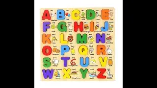 Wooden Capital Alphabet Puzzle