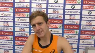 Jelmar Bos over zijn spannende 100 meter in Amsterdam