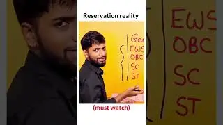 Reservation reality || IIT Motivation | JEE 2026 | JEE 2027 #iit #jee #shorts