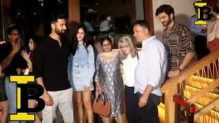 Vicky Katrina spotted post family dinner in Worli | Invadebollywood