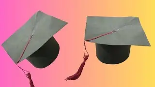 DIY | Handmade Graduation Cap | How to Make Convocation Cap at Home 🎓